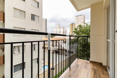 Varanda da Sala de apartamento para alugar com 1 quarto, 41m² em Vila Santo Estefano, São Paulo