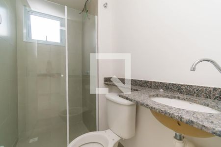 Banheiro de kitnet/studio à venda com 1 quarto, 27m² em Quinta da Paineira, São Paulo