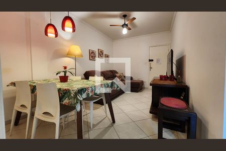 Sala de apartamento para alugar com 1 quarto, 56m² em Ponta da Praia, Santos