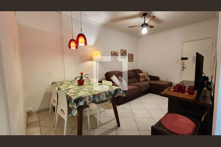 Sala de apartamento para alugar com 1 quarto, 56m² em Ponta da Praia, Santos