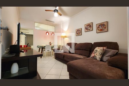 Sala de apartamento para alugar com 1 quarto, 56m² em Ponta da Praia, Santos