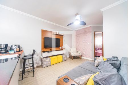 Sala de apartamento à venda com 2 quartos, 100m² em Jardim Stetel, Santo André