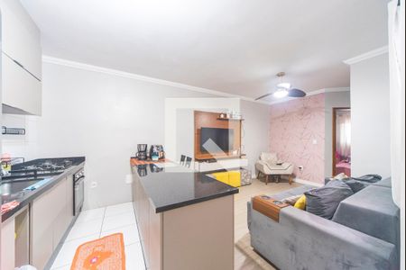 Sala de apartamento à venda com 2 quartos, 100m² em Jardim Stetel, Santo André