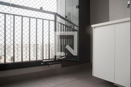 Varanda da Sala de apartamento para alugar com 1 quarto, 38m² em Mirandópolis, São Paulo