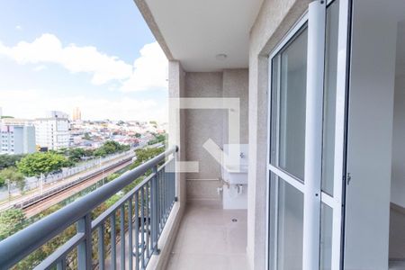 Varanda da Sala de apartamento à venda com 2 quartos, 42m² em Vila Guilhermina, São Paulo