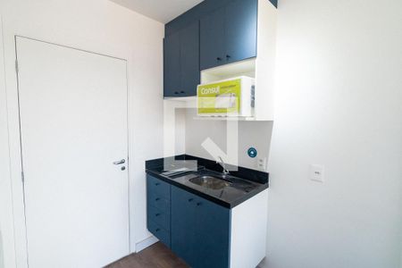 Cozinha de apartamento para alugar com 1 quarto, 25m² em Vila Clementino, São Paulo