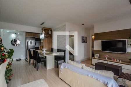 Sala de apartamento à venda com 2 quartos, 66m² em Vila Metalúrgica, Santo André