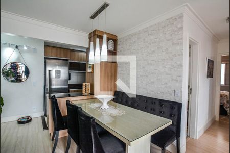 Sala de Jantar de apartamento à venda com 2 quartos, 66m² em Vila Metalúrgica, Santo André