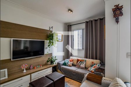 Sala de apartamento à venda com 2 quartos, 66m² em Vila Metalúrgica, Santo André