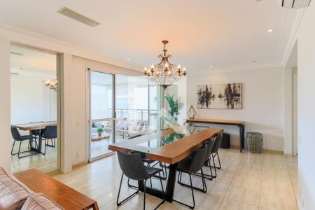 Sala de Jantar de apartamento à venda com 4 quartos, 204m² em Vila Gertrudes, São Paulo