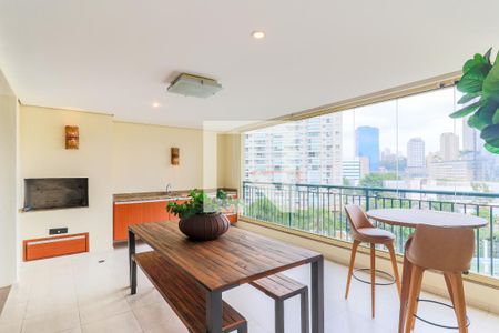 Varanda Gourmet de apartamento à venda com 4 quartos, 204m² em Vila Gertrudes, São Paulo