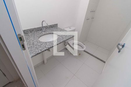 Banheiro de kitnet/studio à venda com 1 quarto, 27m² em Vila Mariana, São Paulo