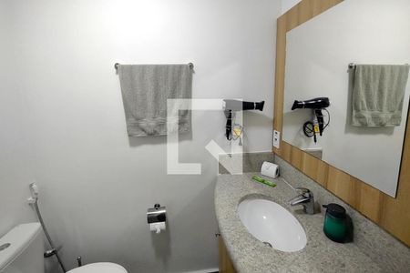 Banheiro de kitnet/studio para alugar com 1 quarto, 22m² em Santa Paula, São Caetano do Sul