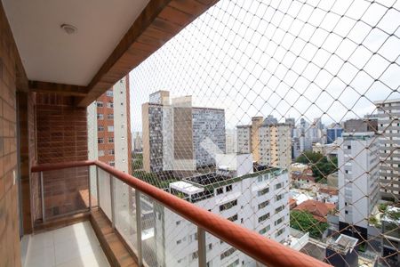 Varanda da Sala de apartamento para alugar com 2 quartos, 85m² em Lourdes, Belo Horizonte