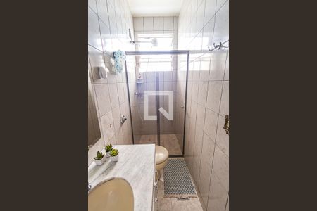 Banheiro da Suíte de apartamento à venda com 3 quartos, 127m² em Castelo, Belo Horizonte