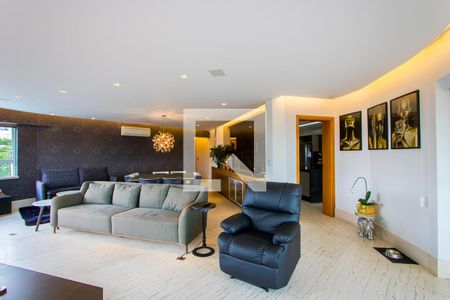 Sala de apartamento à venda com 4 quartos, 232m² em Vila Assunção, Santo André