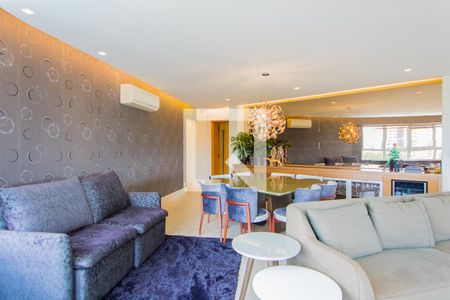 Sala de apartamento à venda com 4 quartos, 232m² em Vila Assunção, Santo André