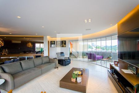 Sala de apartamento à venda com 4 quartos, 232m² em Vila Assunção, Santo André