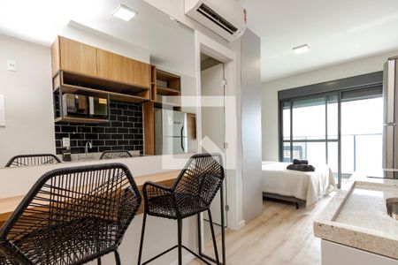 Studio de kitnet/studio para alugar com 1 quarto, 29m² em Jardim das Acacias, São Paulo