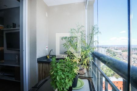 Varanda da Sala de apartamento para alugar com 2 quartos, 49m² em Vila Andrade, São Paulo