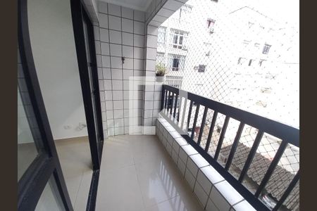 varanda de apartamento para alugar com 2 quartos, 66m² em Centro, São Vicente