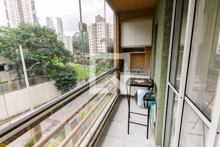 Varanda da Sala de apartamento à venda com 2 quartos, 56m² em Jardim Ampliacao, São Paulo