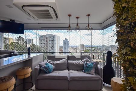 Varanda de apartamento para alugar com 3 quartos, 127m² em Jardim Caboré, São Paulo