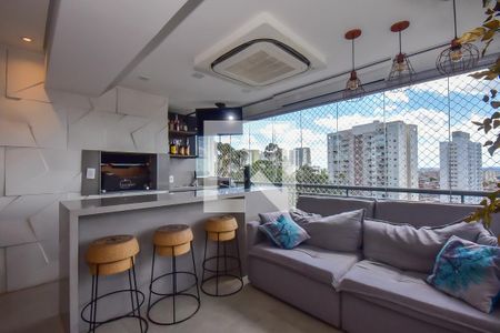 Varanda de apartamento para alugar com 3 quartos, 127m² em Jardim Caboré, São Paulo