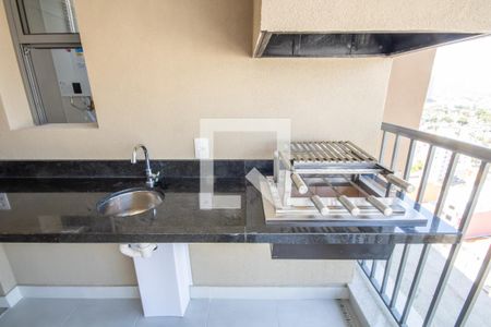 Sacada  Sala- Churrasqueira de apartamento para alugar com 2 quartos, 64m² em Bela Vista, Osasco