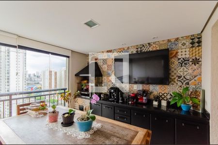 Varanda gourmet de apartamento à venda com 3 quartos, 95m² em Ipiranga, São Paulo