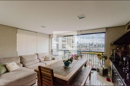 Varanda gourmet de apartamento à venda com 3 quartos, 95m² em Ipiranga, São Paulo