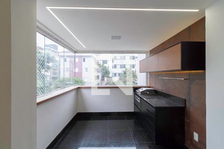 Varanda gourmet de apartamento para alugar com 4 quartos, 144m² em Castelo, Belo Horizonte