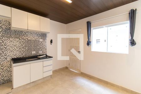 Sala, Quarto e Cozinha de kitnet/studio para alugar com 1 quarto, 18m² em Alto Tarumã, Pinhais