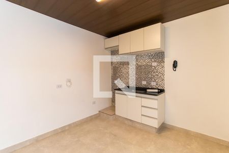 Sala, Quarto e Cozinha de kitnet/studio para alugar com 1 quarto, 18m² em Alto Tarumã, Pinhais