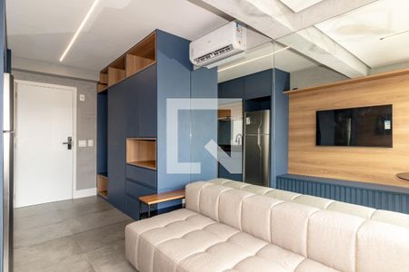 Sala de apartamento para alugar com 1 quarto, 31m² em Moema, São Paulo