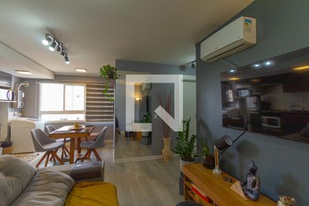 Sala/Cozinha de apartamento para alugar com 2 quartos, 56m² em Fátima, Canoas