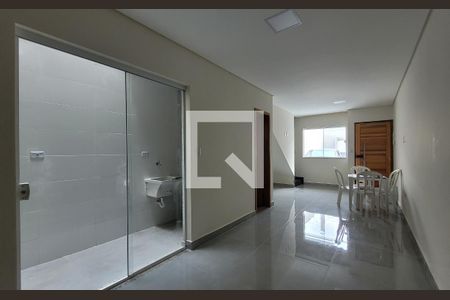 Sala de casa para alugar com 3 quartos, 140m² em Vila Camilópolis, Santo André