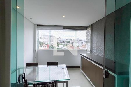 Varanda da sala de apartamento para alugar com 3 quartos, 150m² em Castelo, Belo Horizonte