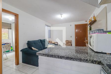 Cozinha de apartamento para alugar com 2 quartos, 47m² em Campo Novo, Porto Alegre