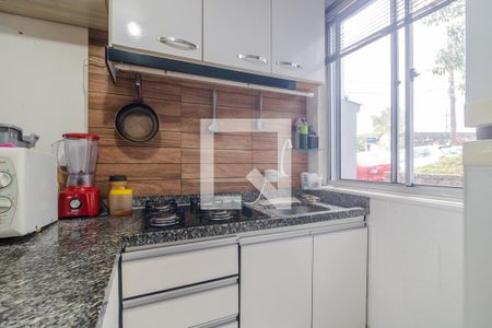 Cozinha de apartamento para alugar com 2 quartos, 47m² em Campo Novo, Porto Alegre