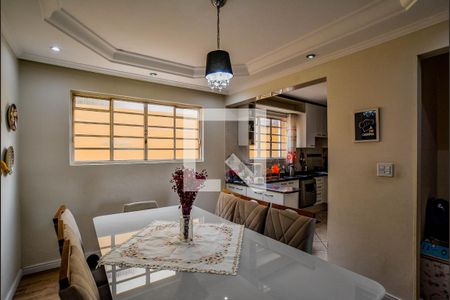 Sala de Jantar de casa à venda com 3 quartos, 170m² em Parque das Nações, Santo André