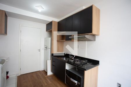 Cozinha de apartamento para alugar com 1 quarto, 24m² em Vila Nova das Belezas, São Paulo