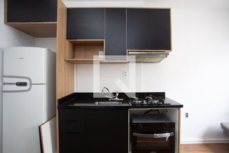 Cozinha de apartamento para alugar com 1 quarto, 24m² em Vila Nova das Belezas, São Paulo