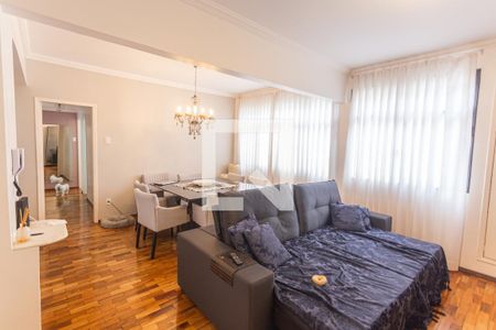 Sala de apartamento à venda com 3 quartos, 108m² em Carmo, Belo Horizonte