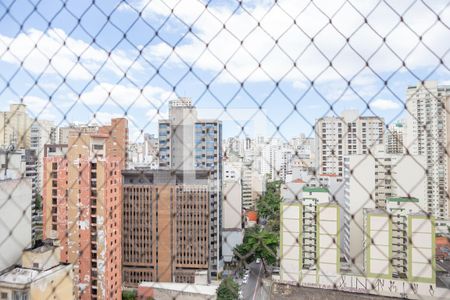 Vista da Sacada de kitnet/studio à venda com 1 quarto, 46m² em Santa Cecilia, São Paulo