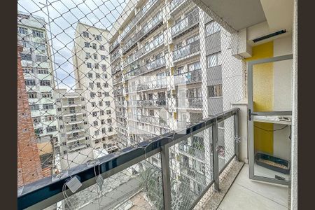 Varanda Sala de apartamento para alugar com 1 quarto, 45m² em Centro, Rio de Janeiro