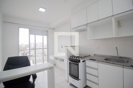 Sala/Cozinha de apartamento à venda com 1 quarto, 28m² em Vila Palmeiras, São Paulo