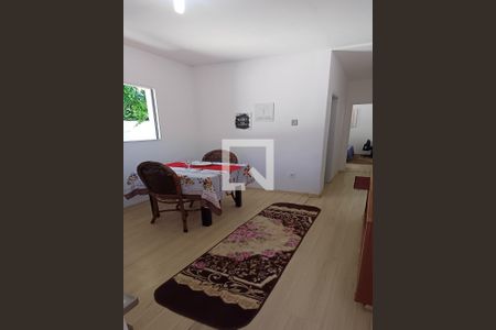 Sala de Jantar e cozinha de kitnet/studio para alugar com 1 quarto, 40m² em Coqueiros, Florianópolis