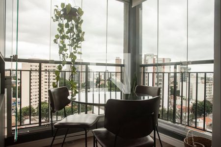 Varanda da Sala de apartamento para alugar com 2 quartos, 48m² em Vila Clementino, São Paulo