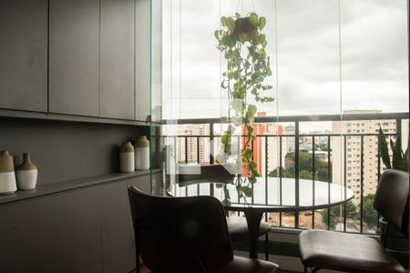 Varanda da Sala de apartamento para alugar com 2 quartos, 48m² em Vila Clementino, São Paulo